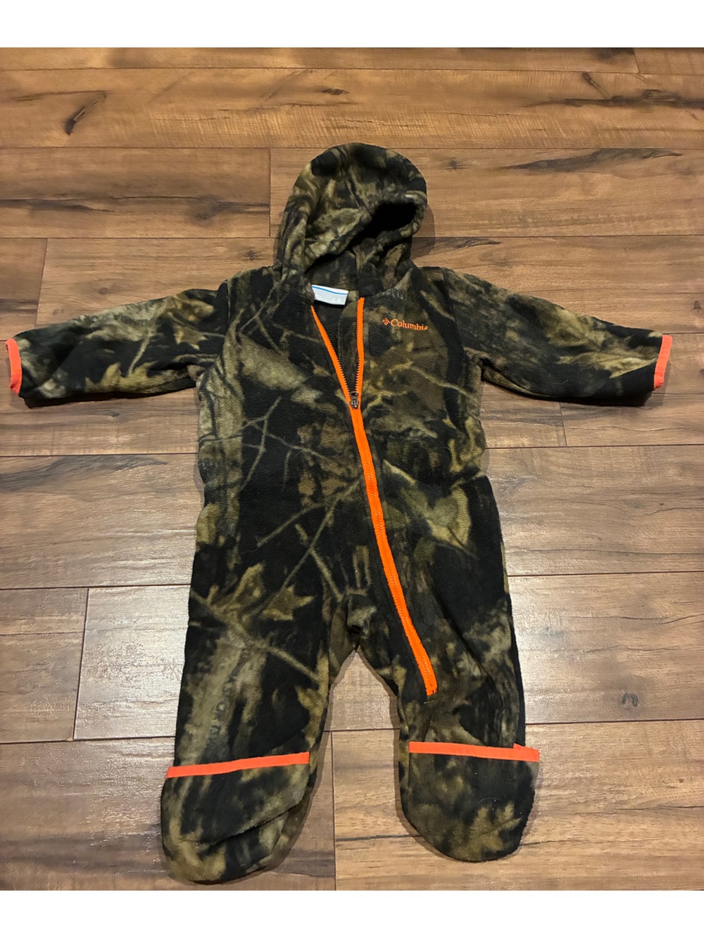 Columbia One Piece Fleece Camo Suit - 6-12months